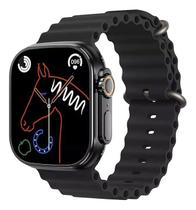 S9 Ultra Preto SmartWatch Relógio Inteligente Com Bluetooth Para Chamadas Envio Já Troca Pulseira e Foto de Fundo S9 Ultra Preto SmartWatch Relógio Inteligente Com Bluetooth Para Chamadas Envio Já Troca Pulseira e Foto de Fundo