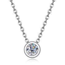S925 Moissanite 4.0mm Pingente De Saco Redondo Bolha Anuclub S925 Moissanite 4.0mm Pingente De Saco Redondo Bolha Anuclub