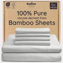 Sábana Ajustable Bambaw King 100% Viscosa de Bambú Refrigerante 40 cm Sábana Ajustable Bambaw King 100% Viscosa de Bambú Refrigerante 40 cm