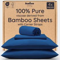 Sábana Ajustable Bambaw Queen 100% Viscosa de Bambú Fresca 16 cm Sábana Ajustable Bambaw Queen 100% Viscosa de Bambú Fresca 16 cm