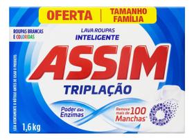 Sabao Assim Triplacao Roupas Brancas e Coloridas caixa