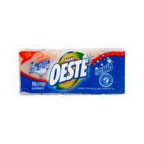 Sabao barra oeste 5x180g neutro Sabao barra oeste 5x180g neutro