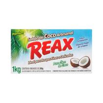 Sabão De Coco Natural Premium Roupa Finas e Delicadas 1kg - Reax