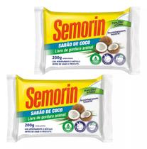 Sabão De Coco Semorin 2 Unidades 180g