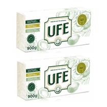 Sabão de coco tipo artesanal em barra de 180g - UFE - Kit com 10 unidades