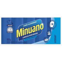 Sabão em Barra Minuano Azul 180g - 20 Pacotes com 5 Unidades
