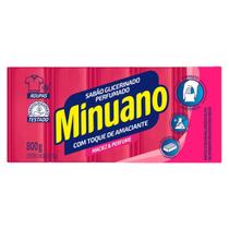 Sabão em Barra Minuano Rosa 800g