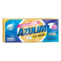 Sabão em Barra Neutro Glicerinado Azulim 750G pacote com 5 unidades