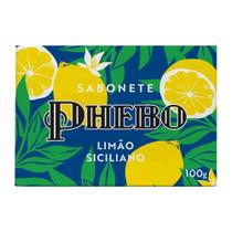 Sabão em barra Phebo Cremoso Limão Siciliano de 100 g