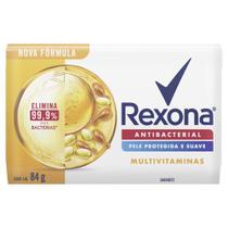 Sabão Em Barra Rexona Antibacterial Multivitaminas De 84 G