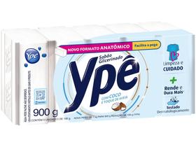 Sabão em Barra Ypê Côco 180g 5 Unidades