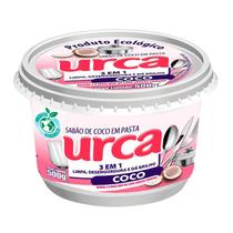 Sabão Em Pasta Coco Biodegradável 3 Em 1 500g Urca