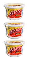 Sabão Em Pasta Neutro - 500g - Assolan Kit 3 Sabão Em Pasta Neutro - 500g - Assolan Kit 3