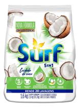 Sabão Em Pó 5 Em 1 Surf Cuidado Do Coco 1,6 Kg