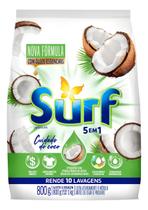 Sabão Em Pó 5 Em 1 Surf Cuidado Do Coco 800 G
