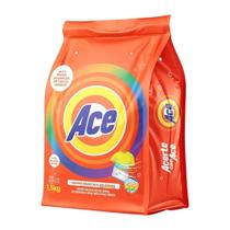Sabão em Pó Ace Lava Roupas Sachê 1,5kg - Embalagem com 10 Unidades Sabão em Pó Ace Lava Roupas Sachê 1,5kg - Embalagem com 10 Unidades