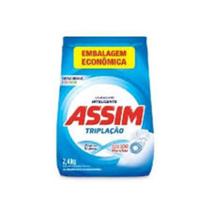 Sabao em po assim triplacao 2,4 kg azul