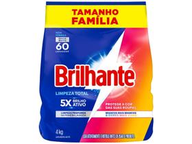 Sabão em Pó Brilhante Limpeza Total - Blindagem das Cores 4kg Sabão em Pó Brilhante Limpeza Total - Blindagem das Cores 4kg