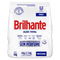 Sabão Em Pó Brilhante Profissional Ação Total 4 Kg