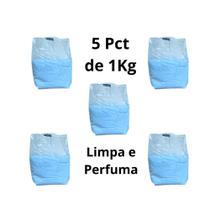 Sabão em Pó Caseiro Kit C/ 5Kg Higieniza Limpeza Total Cheiroso - Zanclear Produtos de Limpeza