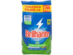 Sabão em Pó Concentrado Brilhante Higiene Total - 2,4kg