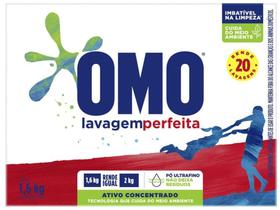 Sabão em Pó Concentrado OMO Lavagem Perfeita - Puro Cuidado 1,6kg Sabão em Pó Concentrado OMO Lavagem Perfeita - Puro Cuidado 1,6kg