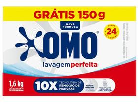 Sabão em Pó Concentrado OMO Lavagem Perfeita - Puro Cuidado 1,6kg