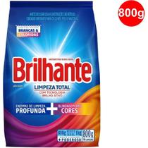 Sabão em Pó (Lava Roupas) Brilhante Sanitizante Limpeza Total 800g - UNILEVER