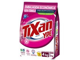 Sabão em Pó Lava Roupas Concentrado Tixan YPÊ Maciez 4 Kg. - YPE