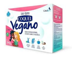 Sabão Em Pó Lava Roupas De Coco Coquel Vegano Caixa 1 Kg - Casa Km