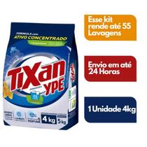Sabão em Pó Lava Roupas Tixan Ypê 4 Kg Rende até 55 Lavagens Sabão em Pó Lava Roupas Tixan Ypê 4 Kg Rende até 55 Lavagens