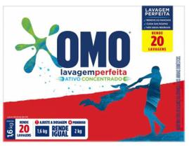 Sabao em po omo 1.6 kg lavagem perfeita - UNILEVER