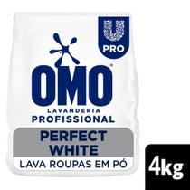 Sabão em Pó Omo Lavanderia Profissional Perfect White 4kg Sabão em Pó Omo Lavanderia Profissional Perfect White 4kg