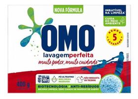 Sabão Em Pó Omo Sabão Em Pó Lavagem Perfeita Caixa 400 G