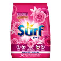 Sabão em Pó Surf 5 em 1 Rosas e Flor de Lis 2,4kg