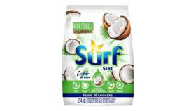 Sabão Em Pó Surf Cuidado Do Coco Limpeza Profunda Eficiente Coco Pacote 2.4 Kg