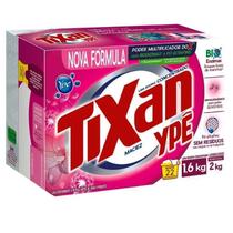 Sabão Em Pó Tixan Ypê Maciez 1,6Kg ROSA - Hipoalergênico.