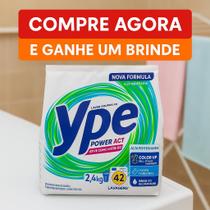 Sabão em Pò Ypê Power Limpeza Profissional 2,4kg Sabão em Pó Detergente