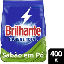 Sabão Lava Roupa em Pó Brilhante Higiene Total Sachê 400g Sabão Lava Roupa em Pó Brilhante Higiene Total Sachê 400g