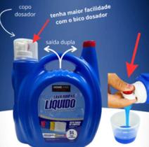 Sabão lava roupas liquido 5 litros com bico dosador