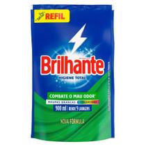 Sabão Líquido Brilhante Higiene Total Refil 900ml - Embalagem com 12 Unidades