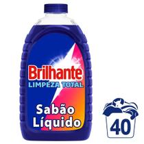 Sabão Líquido Brilhante Roupas Brancas e Coloridas Limpeza Total 3L Sabão Líquido Brilhante Roupas Brancas e Coloridas Limpeza Total 3L