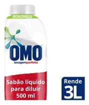 Sabão Liquido Concen Omo Lavagem Perfeita P/diluir 500ml