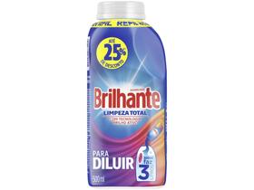 Sabão Líquido Concentrado Brilhante Limpeza Total - Refil 500ml