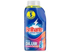 Sabão Líquido Concentrado Brilhante - Para Diluir Limpeza Total Refil 500ml