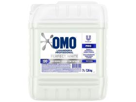 Sabão Líquido Concentrado Omo Lavanderia - Perfect White Profissional 7L