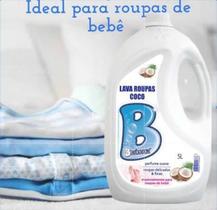 Sabão Líquido de Coco Lava Roupas Para Bebe 5 litros Barbarex