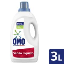 Sabão Líquido Omo Lavagem Perfeita - 3L Caixa com 04 un