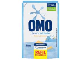 Sabão Líquido Omo Puro Cuidado Refil 900ml