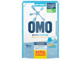 Sabão Líquido Omo Puro Cuidado Refil 900ml